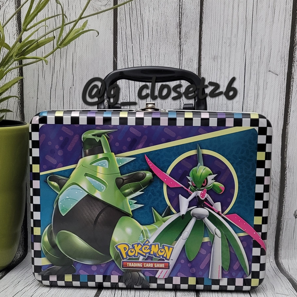 Pokémon TYRANITAR & IRON VALIANT 2024 Collector's Chest Tin